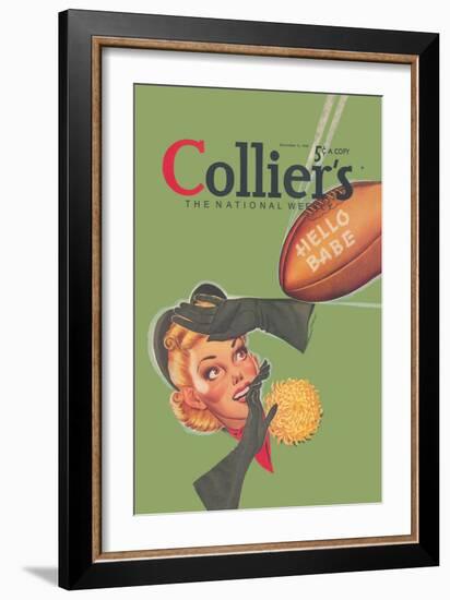 Collier's National Weekly, Hello Babe-null-Framed Art Print