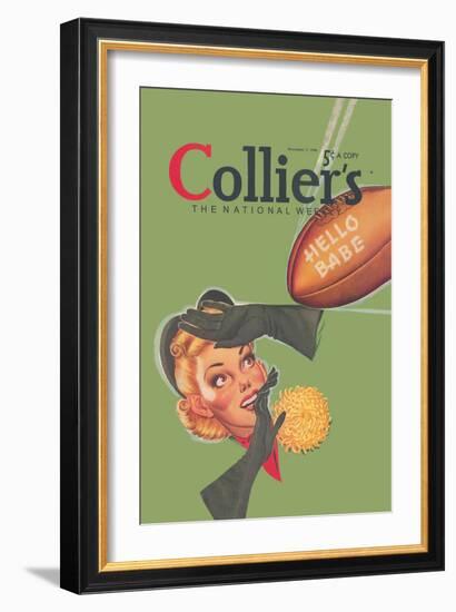 Collier's National Weekly, Hello Babe--Framed Art Print