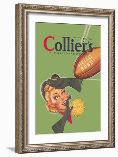 Collier's National Weekly, Hello Babe-null-Framed Art Print