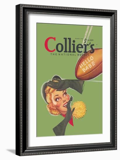 Collier's National Weekly, Hello Babe-null-Framed Art Print