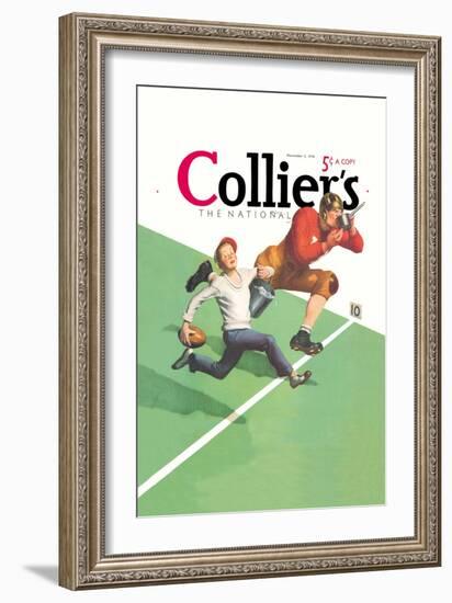 Collier's National Weekly, Waterboy-null-Framed Art Print