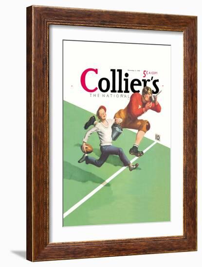 Collier's National Weekly, Waterboy-null-Framed Art Print