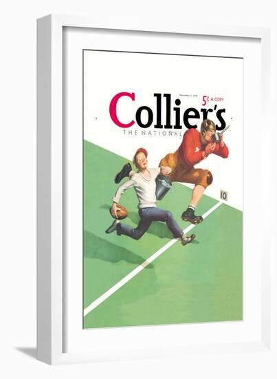 Collier's National Weekly, Waterboy-null-Framed Art Print