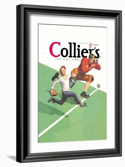 Collier's National Weekly, Waterboy-null-Framed Art Print