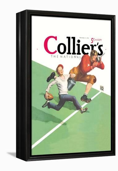 Collier's National Weekly, Waterboy-null-Framed Stretched Canvas