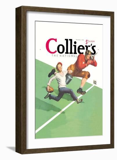 Collier's National Weekly, Waterboy-null-Framed Art Print