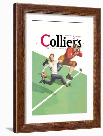 Collier's National Weekly, Waterboy-null-Framed Art Print