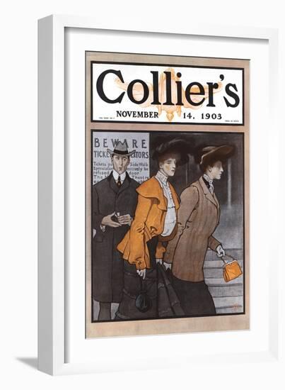 Collier's November 14, 1903-Edward Penfield-Framed Art Print