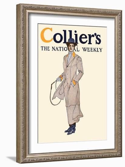 Collier's, The National Weekly, Containing Outdoor America-Edward Penfield-Framed Art Print