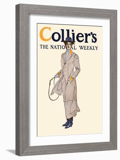 Collier's, The National Weekly, Containing Outdoor America-Edward Penfield-Framed Art Print