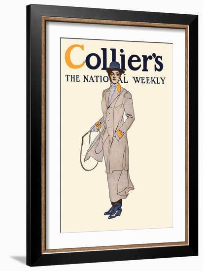 Collier's, The National Weekly, Containing Outdoor America-Edward Penfield-Framed Art Print