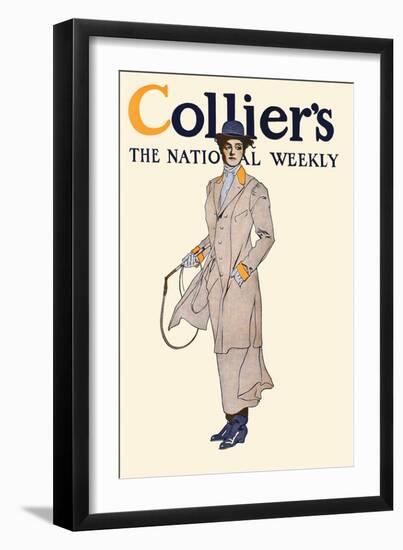 Collier's, The National Weekly, Containing Outdoor America-Edward Penfield-Framed Art Print