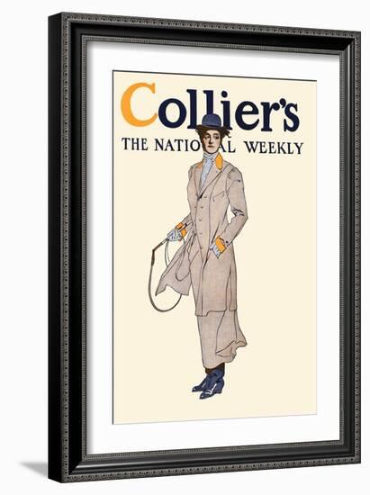 Collier's, The National Weekly, Containing Outdoor America-Edward Penfield-Framed Art Print