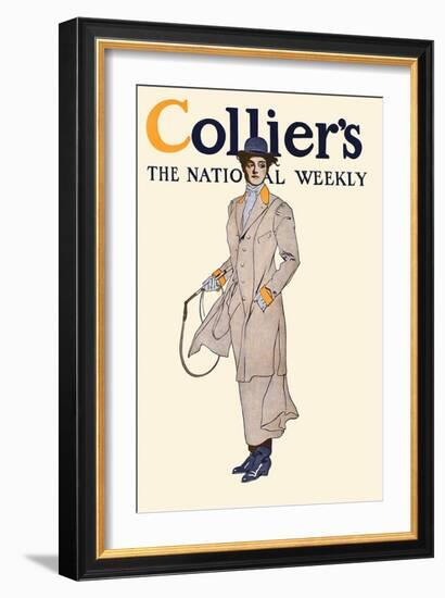 Collier's, The National Weekly, Containing Outdoor America-Edward Penfield-Framed Art Print