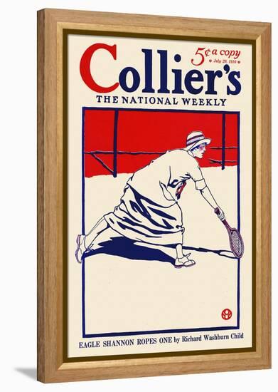 Collier's, The National Weekly, Eagle Shannon Ropes One By Richard Washburn Child-Edward Penfield-Framed Stretched Canvas