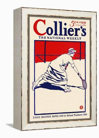 Collier's, The National Weekly, Eagle Shannon Ropes One By Richard Washburn Child-Edward Penfield-Framed Stretched Canvas