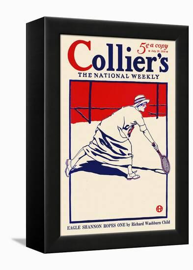 Collier's, The National Weekly, Eagle Shannon Ropes One By Richard Washburn Child-Edward Penfield-Framed Stretched Canvas