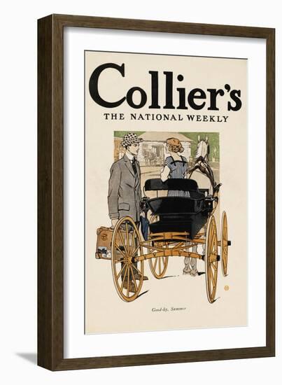Collier's, The National Weekly. Good-By, Summer.-Edward Penfield-Framed Art Print