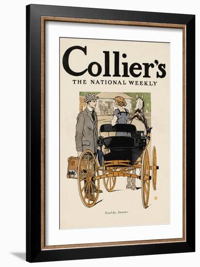 Collier's, The National Weekly. Good-By, Summer.-Edward Penfield-Framed Art Print