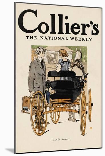 Collier's, The National Weekly. Good-By, Summer.-Edward Penfield-Mounted Art Print