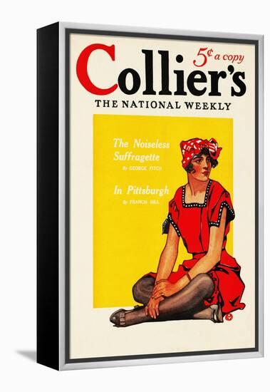 Collier's, The National Weekly-Edward Penfield-Framed Stretched Canvas