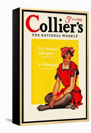 Collier's, The National Weekly-Edward Penfield-Framed Stretched Canvas