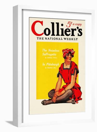 Collier's, The National Weekly-Edward Penfield-Framed Art Print