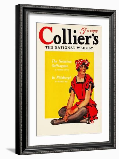 Collier's, The National Weekly-Edward Penfield-Framed Art Print