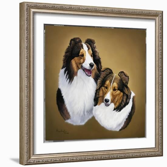 Collies 2-Jenny Newland-Framed Giclee Print