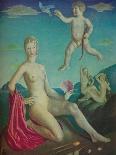 'Venus and Cupid', 1924-Collin Unwin Gill-Framed Giclee Print