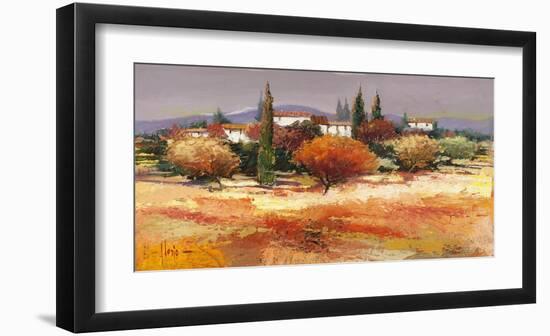 Colline assolate-Luigi Florio-Framed Art Print