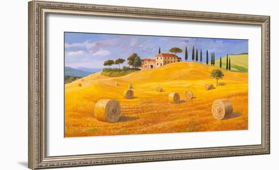 Colline in Toscana-Adriano Galasso-Framed Art Print