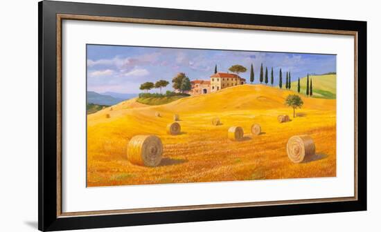 Colline in Toscana-Adriano Galasso-Framed Art Print