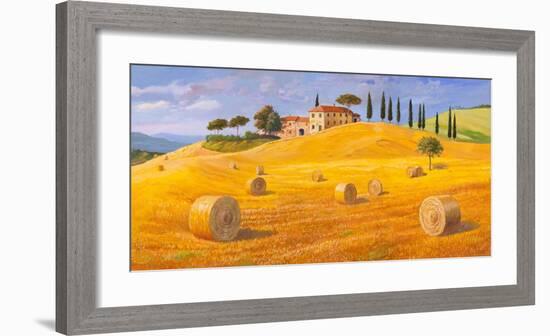 Colline in Toscana-Adriano Galasso-Framed Art Print