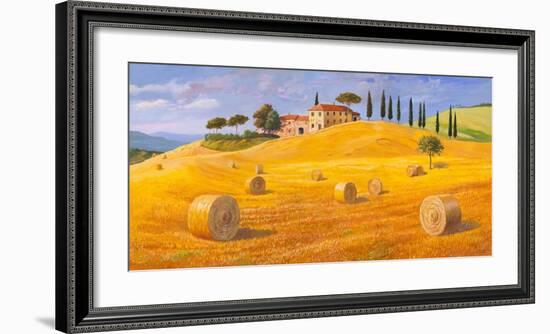 Colline in Toscana-Adriano Galasso-Framed Art Print