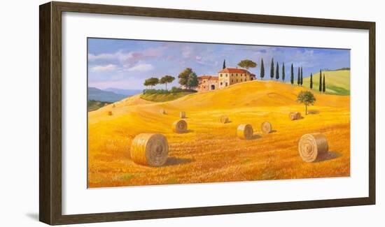 Colline in Toscana-Adriano Galasso-Framed Art Print