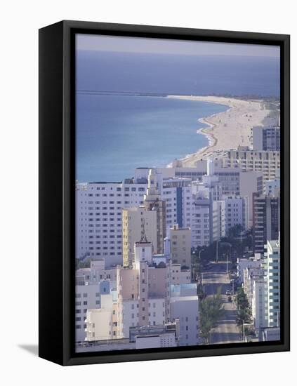 Collins Avenue, Miami Beach, Florida, USA-Robin Hill-Framed Premier Image Canvas