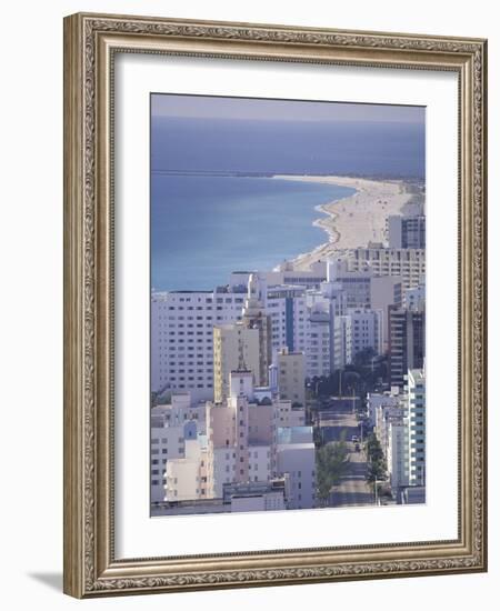 Collins Avenue, Miami Beach, Florida, USA-Robin Hill-Framed Photographic Print