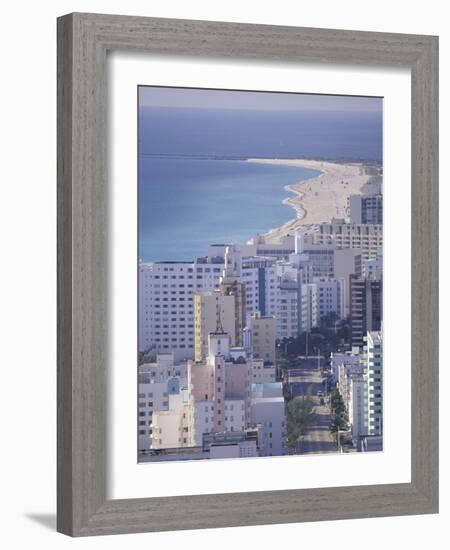 Collins Avenue, Miami Beach, Florida, USA-Robin Hill-Framed Photographic Print