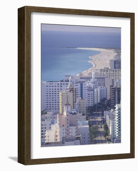 Collins Avenue, Miami Beach, Florida, USA-Robin Hill-Framed Photographic Print