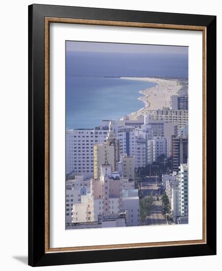 Collins Avenue, Miami Beach, Florida, USA-Robin Hill-Framed Photographic Print