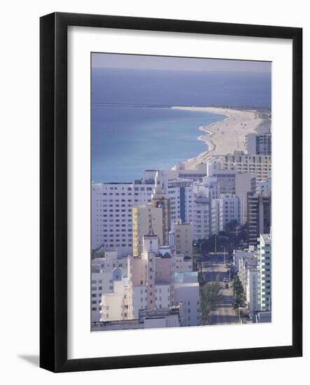 Collins Avenue, Miami Beach, Florida, USA-Robin Hill-Framed Photographic Print