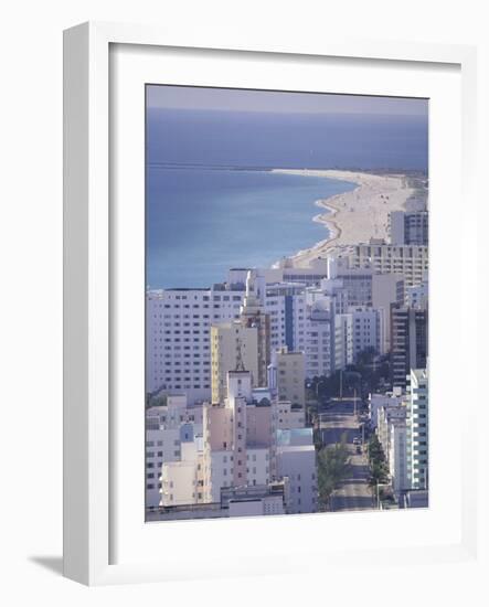 Collins Avenue, Miami Beach, Florida, USA-Robin Hill-Framed Photographic Print