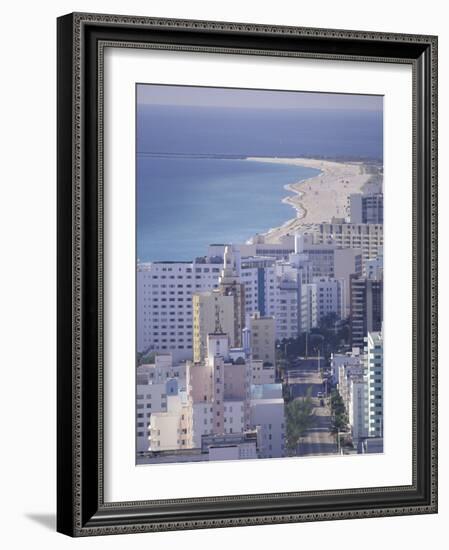 Collins Avenue, Miami Beach, Florida, USA-Robin Hill-Framed Photographic Print