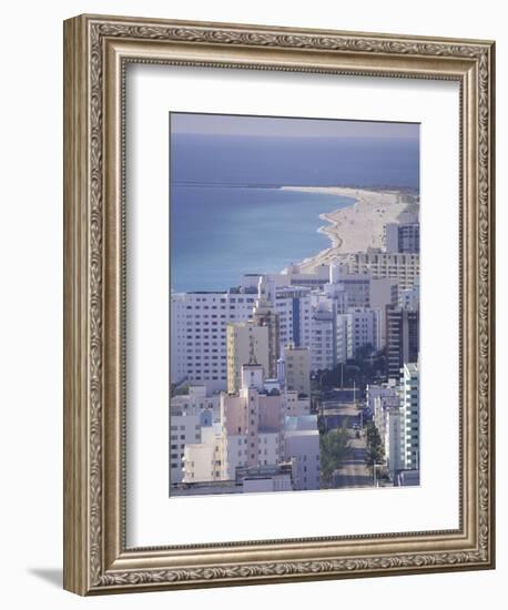 Collins Avenue, Miami Beach, Florida, USA-Robin Hill-Framed Photographic Print