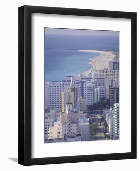 Collins Avenue, Miami Beach, Florida, USA-Robin Hill-Framed Photographic Print