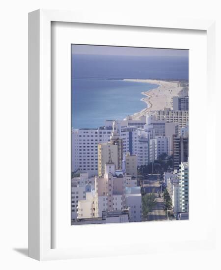 Collins Avenue, Miami Beach, Florida, USA-Robin Hill-Framed Photographic Print