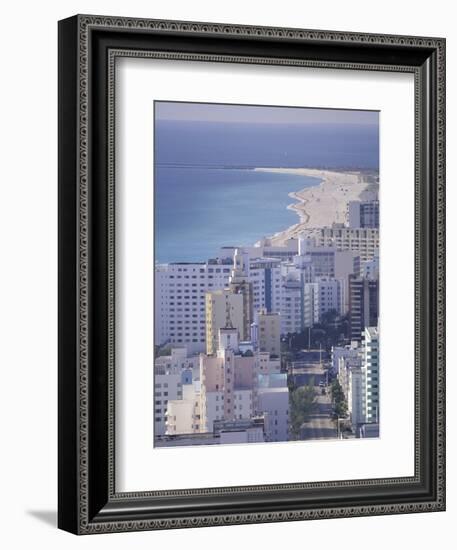 Collins Avenue, Miami Beach, Florida, USA-Robin Hill-Framed Photographic Print