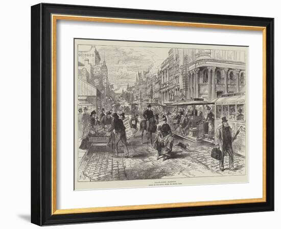 Collins-Street, Melbourne-Melton Prior-Framed Giclee Print