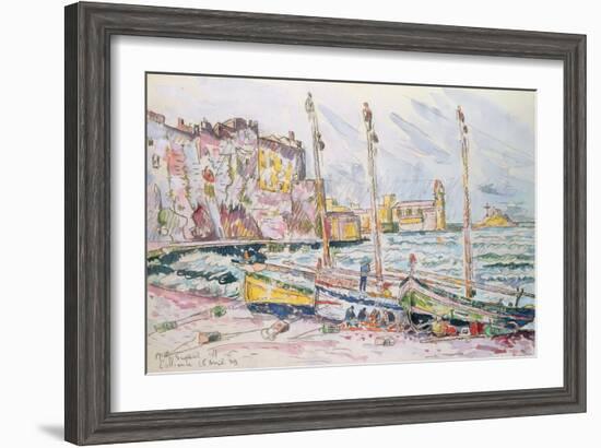 Collioure, 1929-Paul Signac-Framed Giclee Print